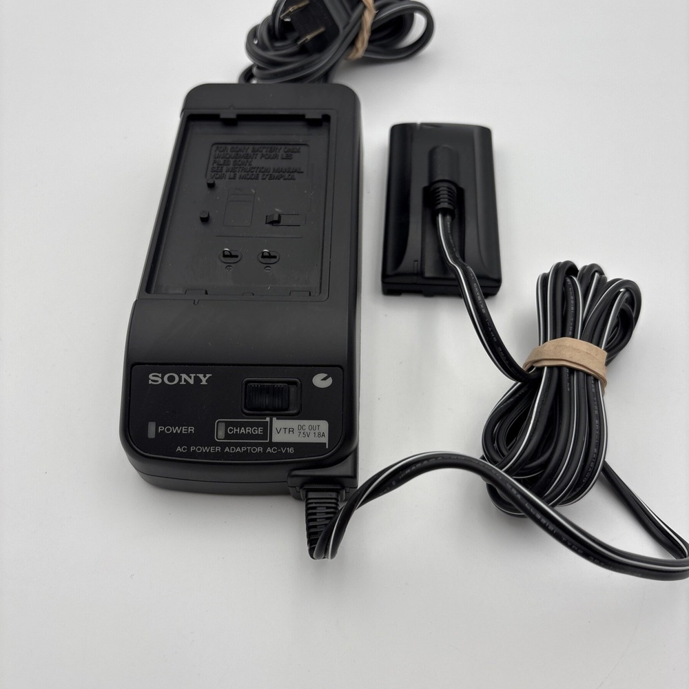 Sony AC-V16 OEM Genuine Battery Charger Power Adapter Handycam Camcorder